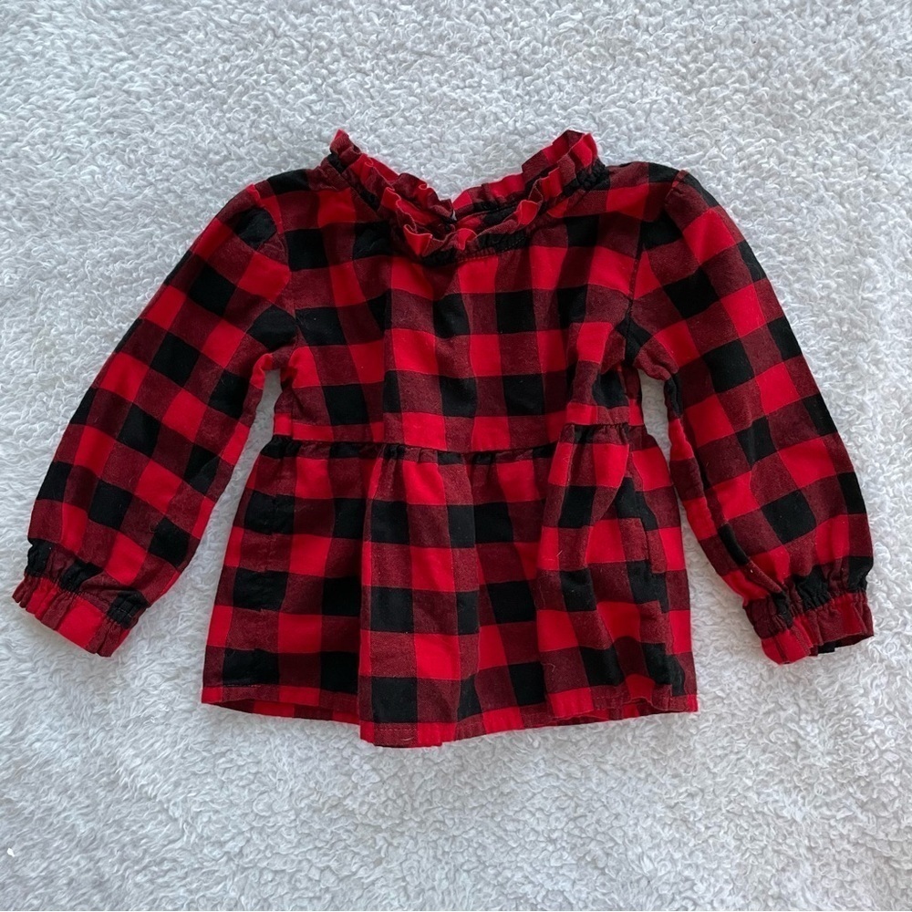 GAP Buffalo Checkered Long Sleeve Flannel